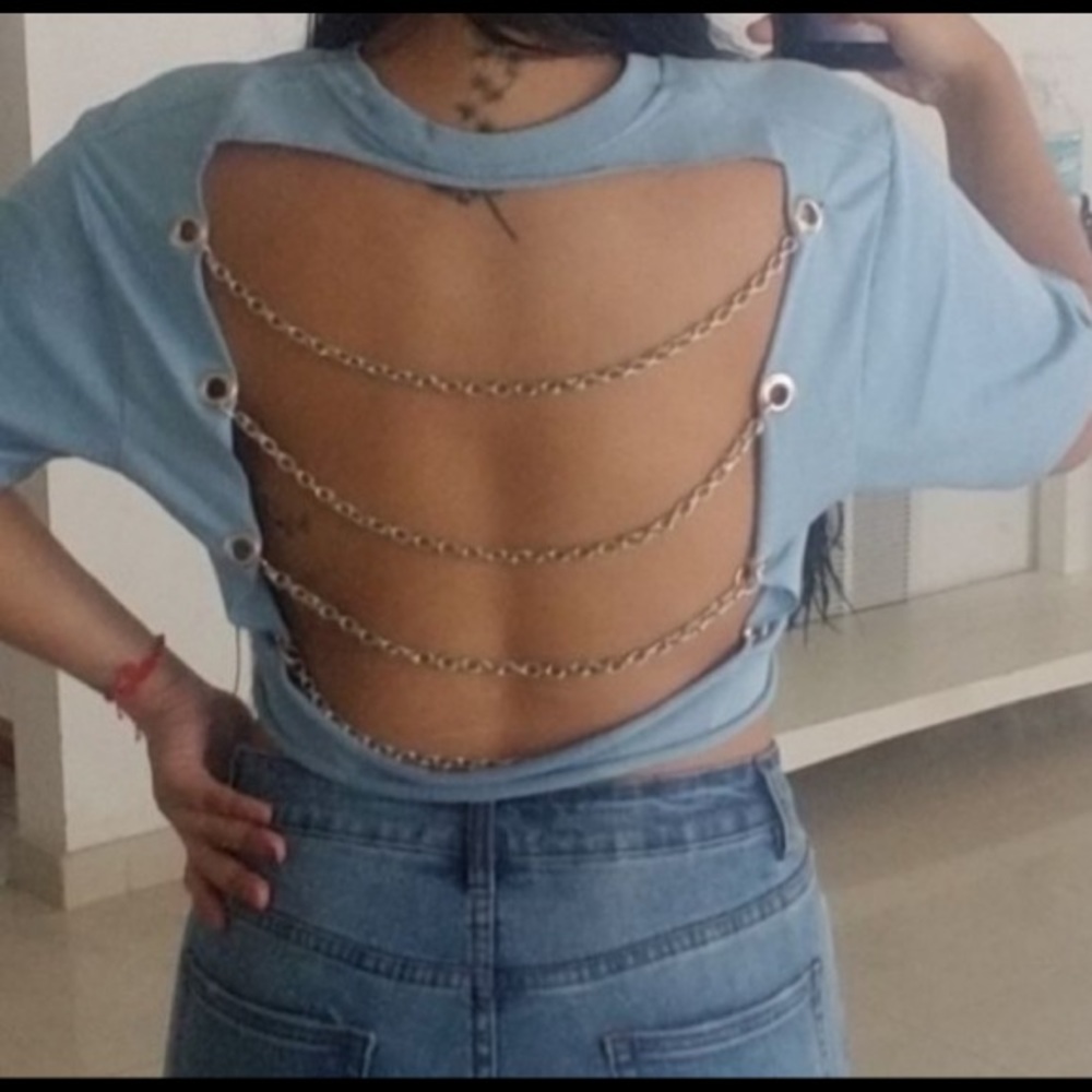 shirt back less